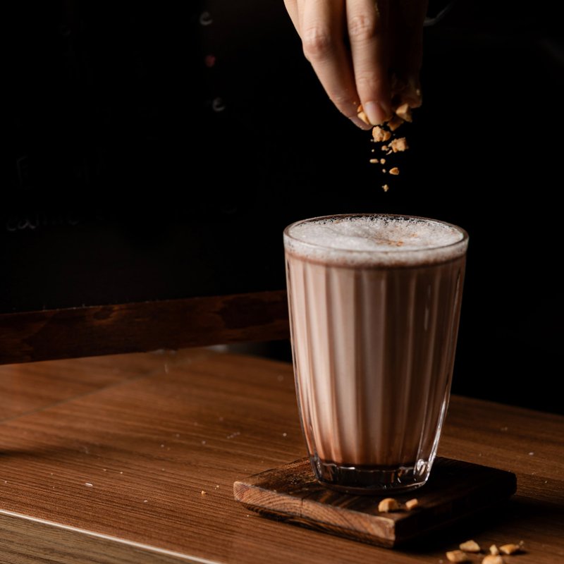 Mitty Latte: Peanut Cocoa  Hot or Cold, Sugar-Free Office Beverage. Refresh - Tea - Other Materials 