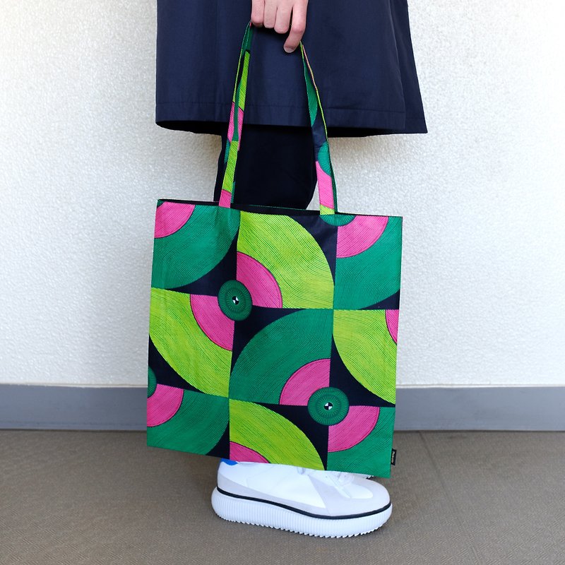 African Print Tote Bag - Handbags & Totes - Cotton & Hemp Multicolor