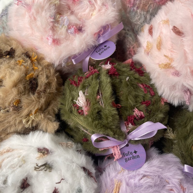 fufugarden 幻海詩篇系列手混皮草線-鉤針棒針 - 編織/刺繡/羊毛氈/縫紉 - 其他人造纖維 