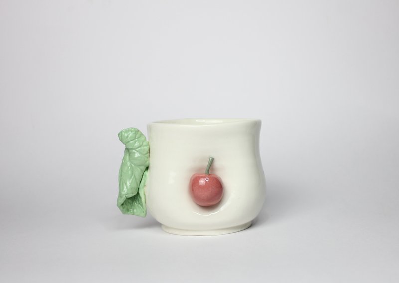 Cherry Cup 02 - Mugs - Pottery 