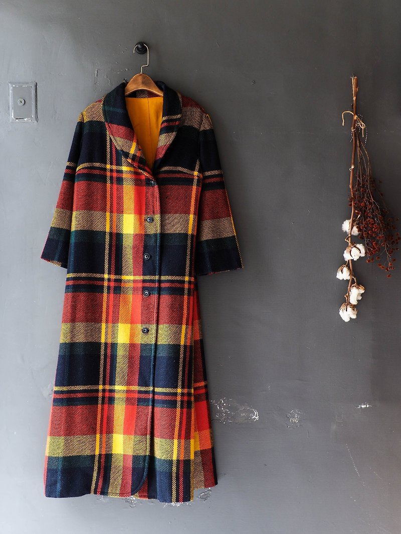 Rivers and mountains - Tokyo classic fine love romance sheepskin coat wool fur vintage wool vintage overcoat - เสื้อแจ็คเก็ต - ขนแกะ หลากหลายสี