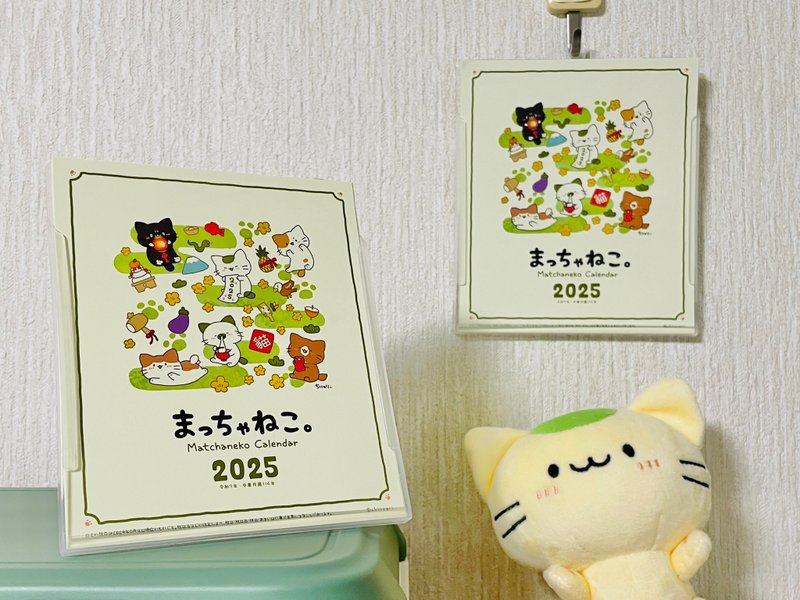 2025 Desk and Wall Calendar (Compatible with Japanese and Taiwanese calendars) - ปฏิทิน - กระดาษ 