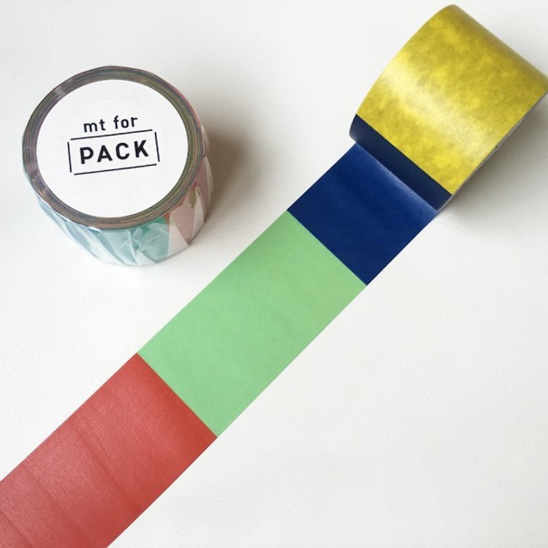 色の正方形によるMTと紙テープパックシリーズ（MTPACK02）] 2016Summer - マスキングテープ - 紙 ブラック