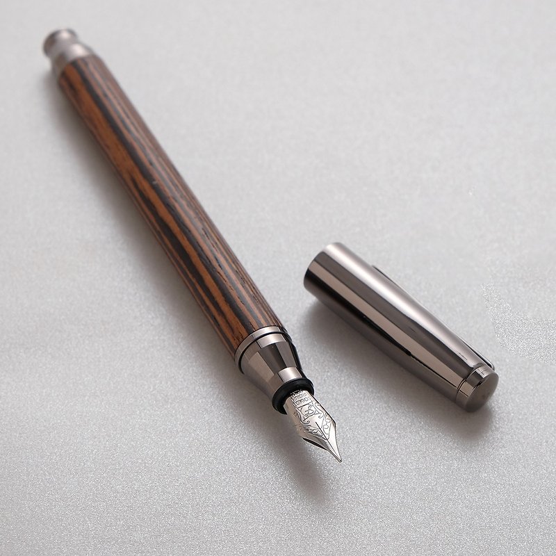 JAZZ series_ fountain pen - Other Writing Utensils - Wood Black