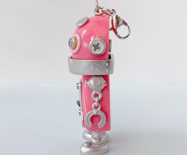 ロボット型キーホルダー レッド ロボットキーホルダー ストラップ 赤｜Yahoo!フリマ（旧PayPay