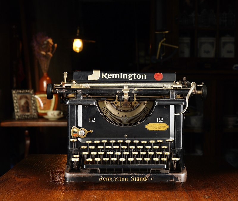 美國Remington 12雷明頓古董打字機/老件/擺件