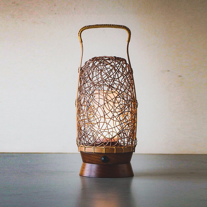 [Geway] rely on lantern series-rattan version_table lamp_camping lamp_emergency lighting - Lighting - Other Metals Black