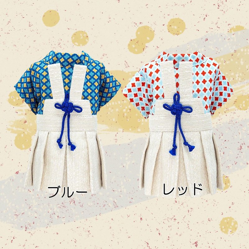 Japanese handmade pet kimono men's samurai clothes (OTB0012) free shipping - Clothing & Accessories - Cotton & Hemp 