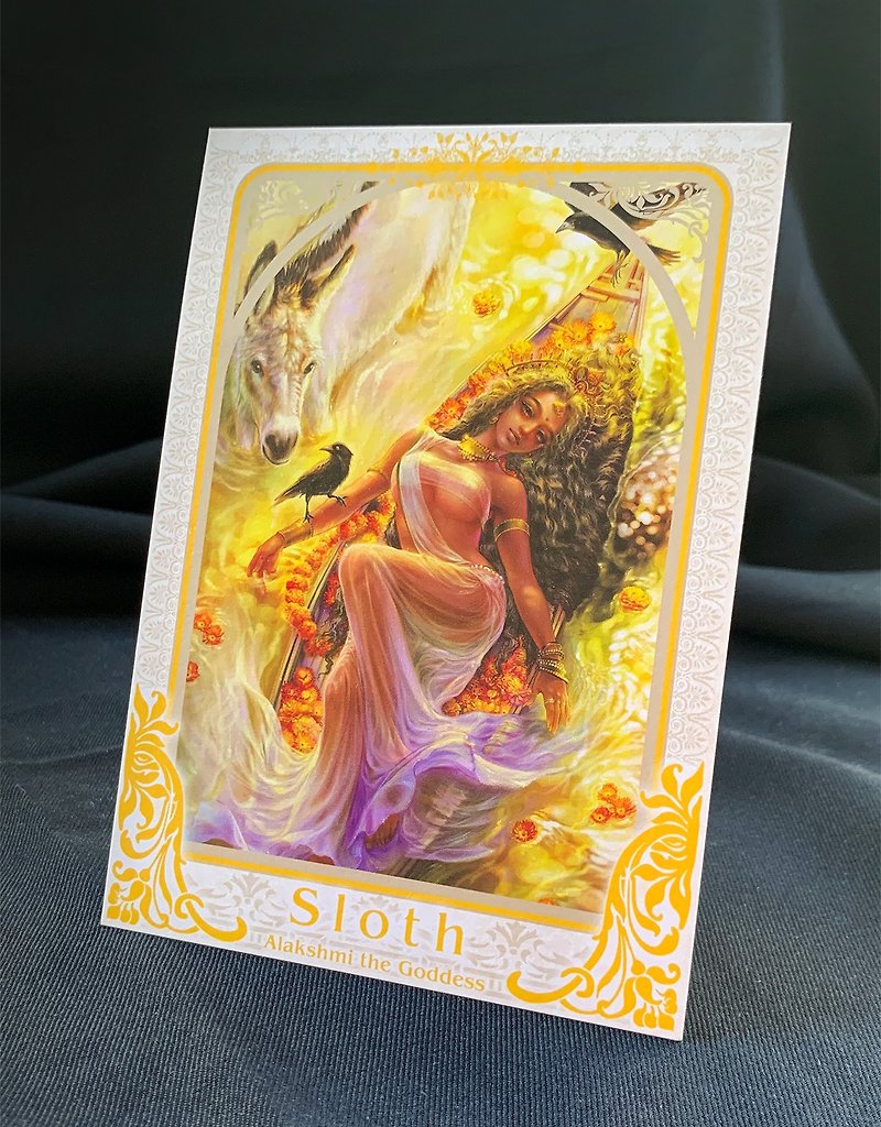 【Limited Edition Postcard】Seven Sins- Sloth-Alakshmi the Goddess