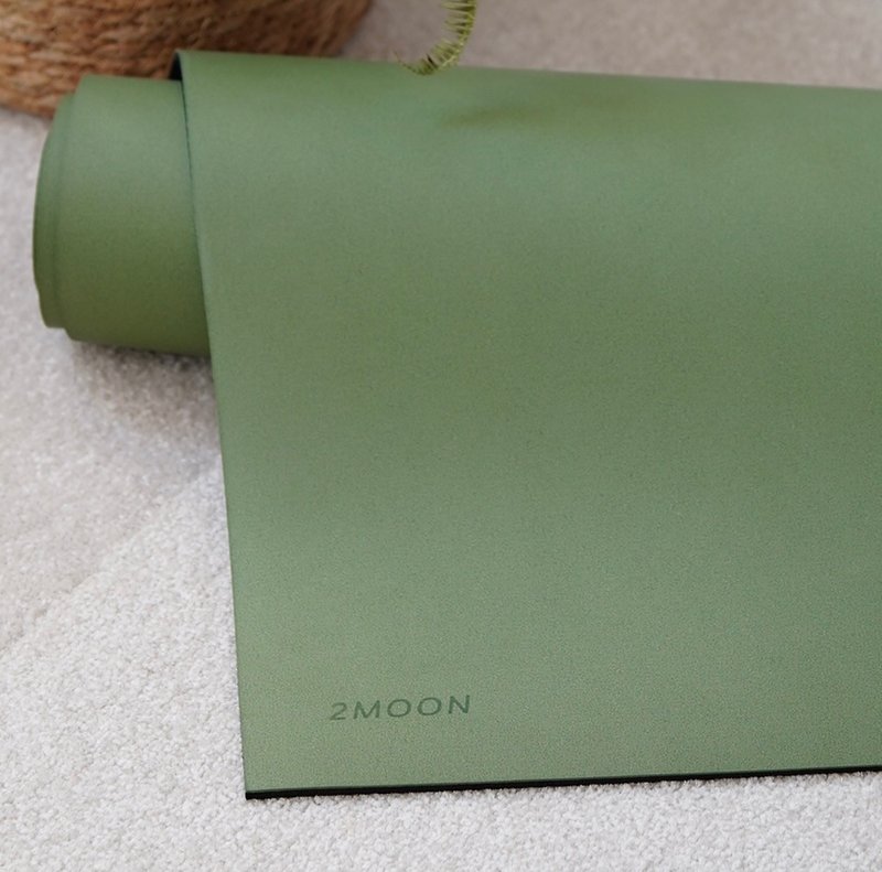 2MOON Little Green Mat- Anti-slip Yoga Mat 4.5mm - เสื่อโยคะ - ยาง สีเขียว