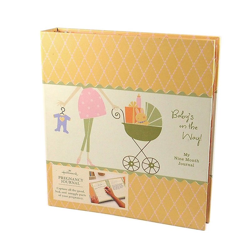 Mother-to-be Pregnancy Record Weekly Calendar Note/Scrapbook/Photo Book 3 Holes【Hallmark-Photo Album】 - Photo Albums & Books - Paper Multicolor