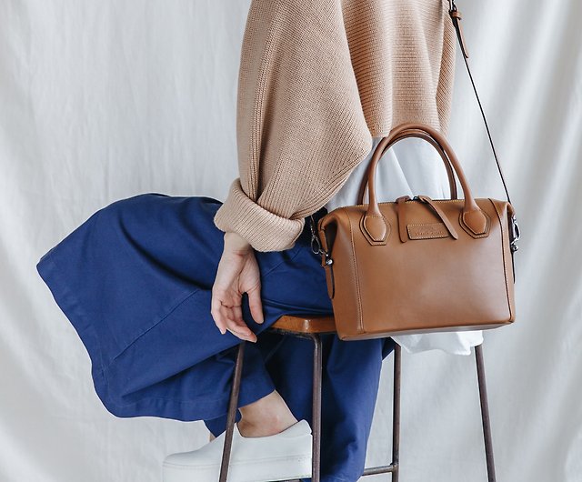 Minimal Everyday Leather Bag for Women Leather Casual Shoulder 
