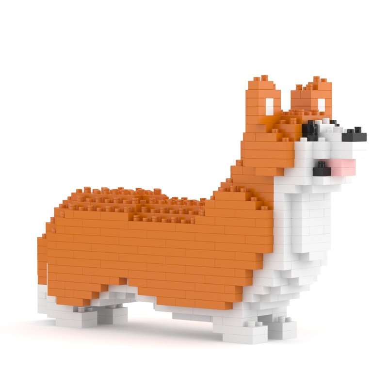 [New product launch] Pre-order. Mini Corgi 01S patented screw building blocks - อื่นๆ - พลาสติก 