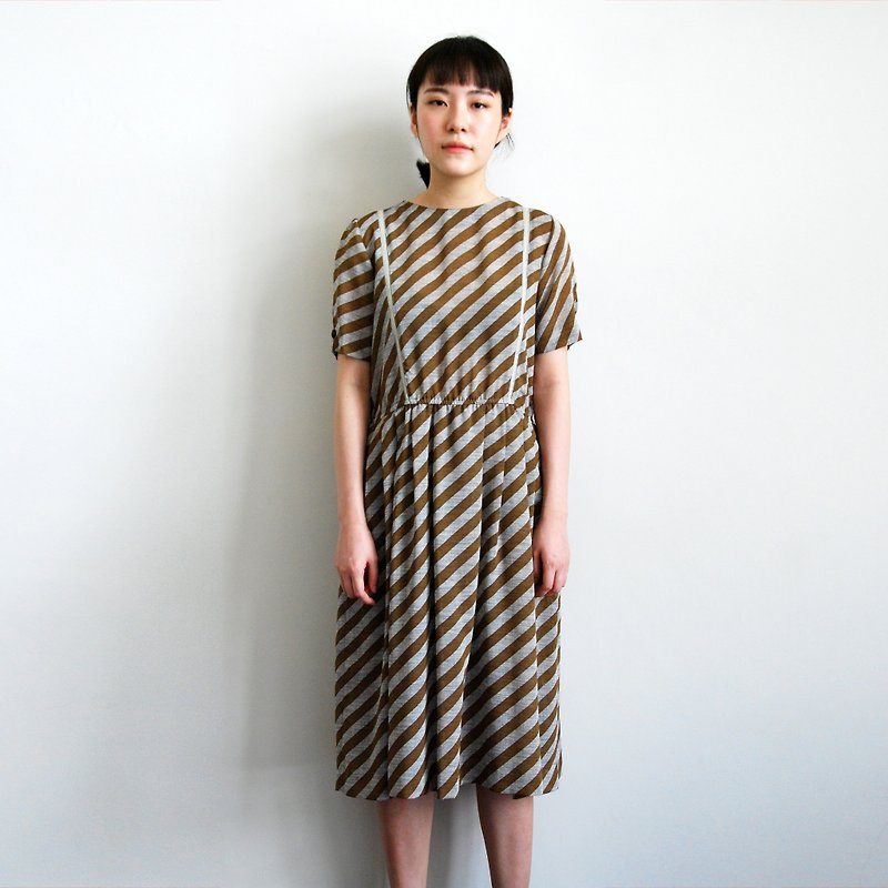 Ancient twill dress - One Piece Dresses - Other Materials 