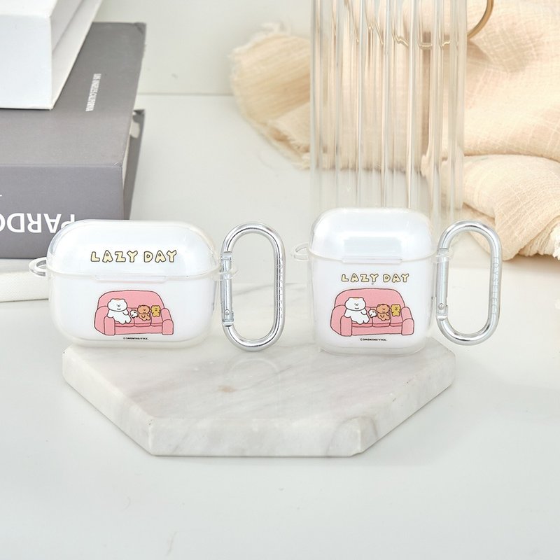 3MONTHS懶惰宅家透明AirPods保護套 - AirPods/耳機保護套 - 塑膠 透明