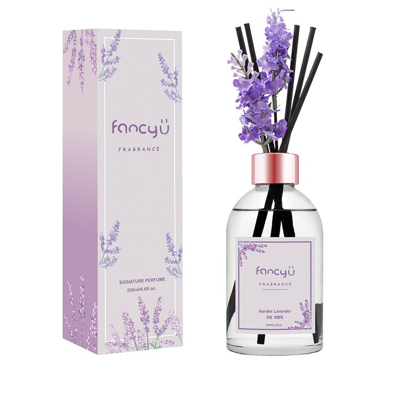 【FANCY U】薰衣草限定款擴香瓶 200ml - 香氛/精油/擴香 - 精油 紫色