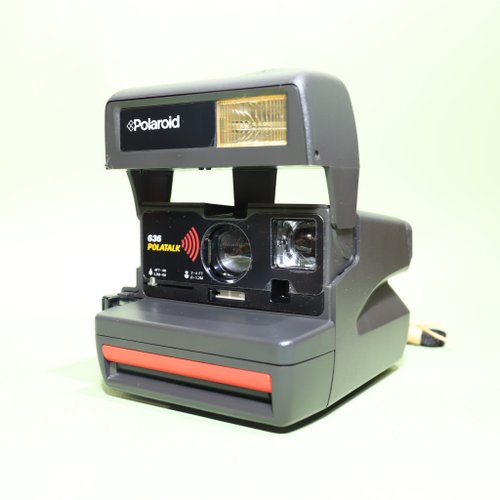 超激レア》Polaroid　600ポラロイドカメラ スピーカー録画内臓？限定版？ ポラロイド雑貨店】Polaroid Polatalk 600タイプ 録音機能付き