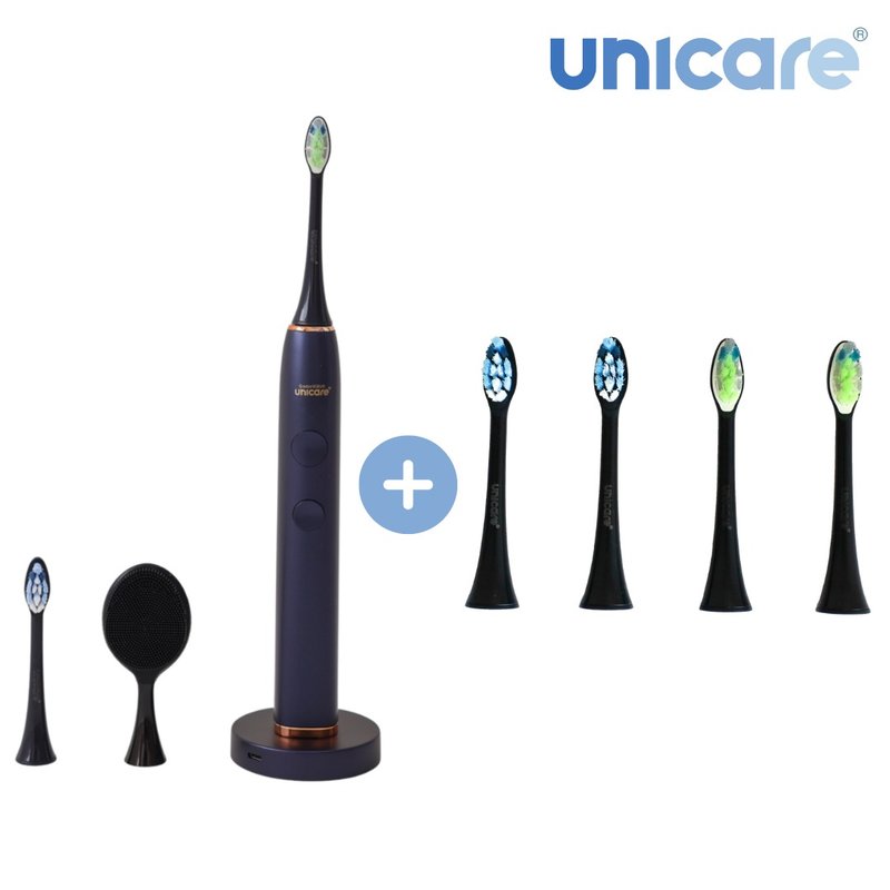 口腔保健組合-unicare音波電動牙刷星空藍搭配原廠四件刷頭組 - 衛浴用品/浴室收納 - 其他材質 藍色