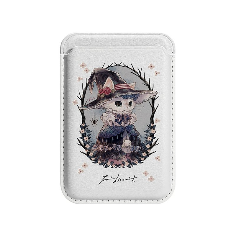 聯名 panibiscuit 魔女 磁吸皮革卡套 PBAA04 - 手機配件 - 人造皮革 多色