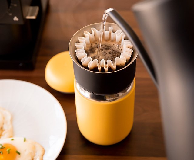 FELLOW Carter Ceramic Coffee Vacuum Thermos Bottle-Lemongrass