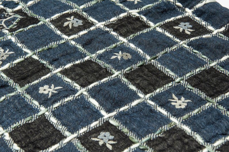 喀什米爾Cashmere/水煮羊毛披肩/針織圍巾/刺繡圍巾/羊絨披巾-花 - 圍巾/披肩 - 羊毛 多色