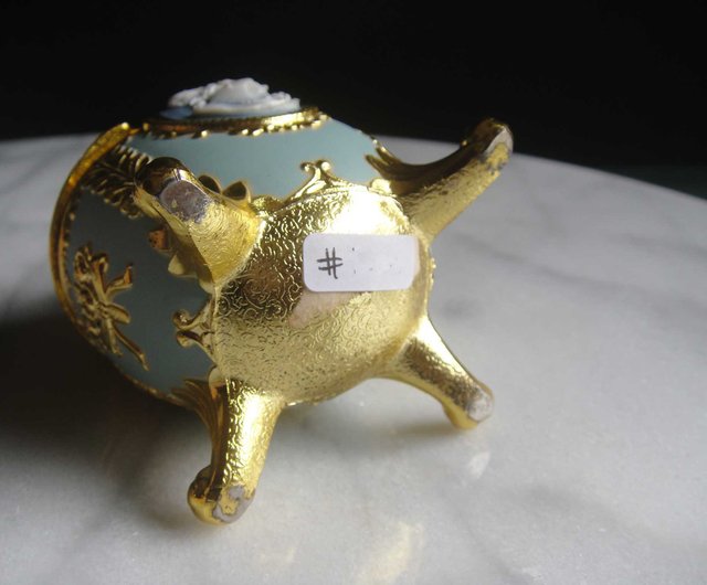 希少 美品 1960年代後半◆米国ディズニーランド エッグ型（卵型） オルゴール 希少 美品 1960年代後半◇米国ディズニーランド エッグ型（卵型