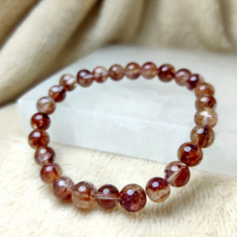 紅膠花 Hematoid Quartz - 手鍊/手環 - 水晶 