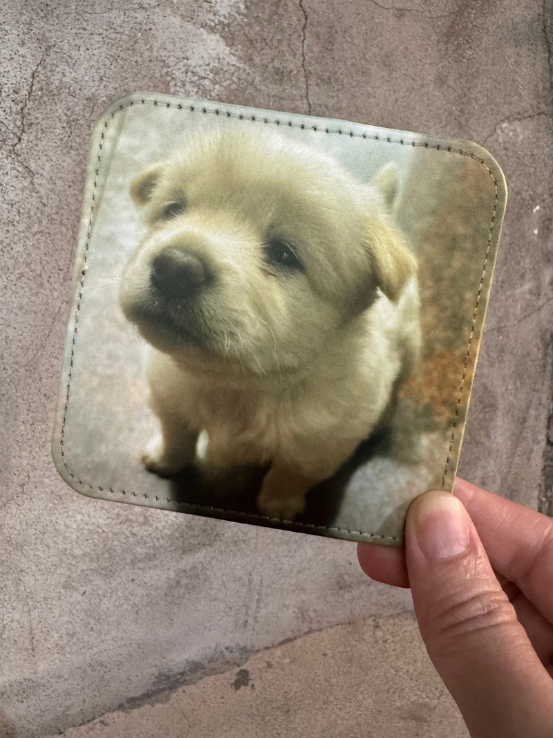 Customization | Leather Coasters/Insulation Pads - ที่รองแก้ว - หนังเทียม หลากหลายสี