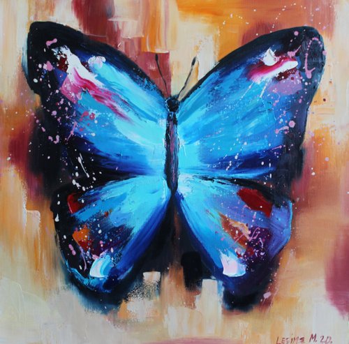 「レピドプテラ」｜絵画 原画 抽象画 動物画 蝶の絵 イラスト アート キャンバスに蝶の絵蝶オリジナルアート抽象的な壁の装飾動物