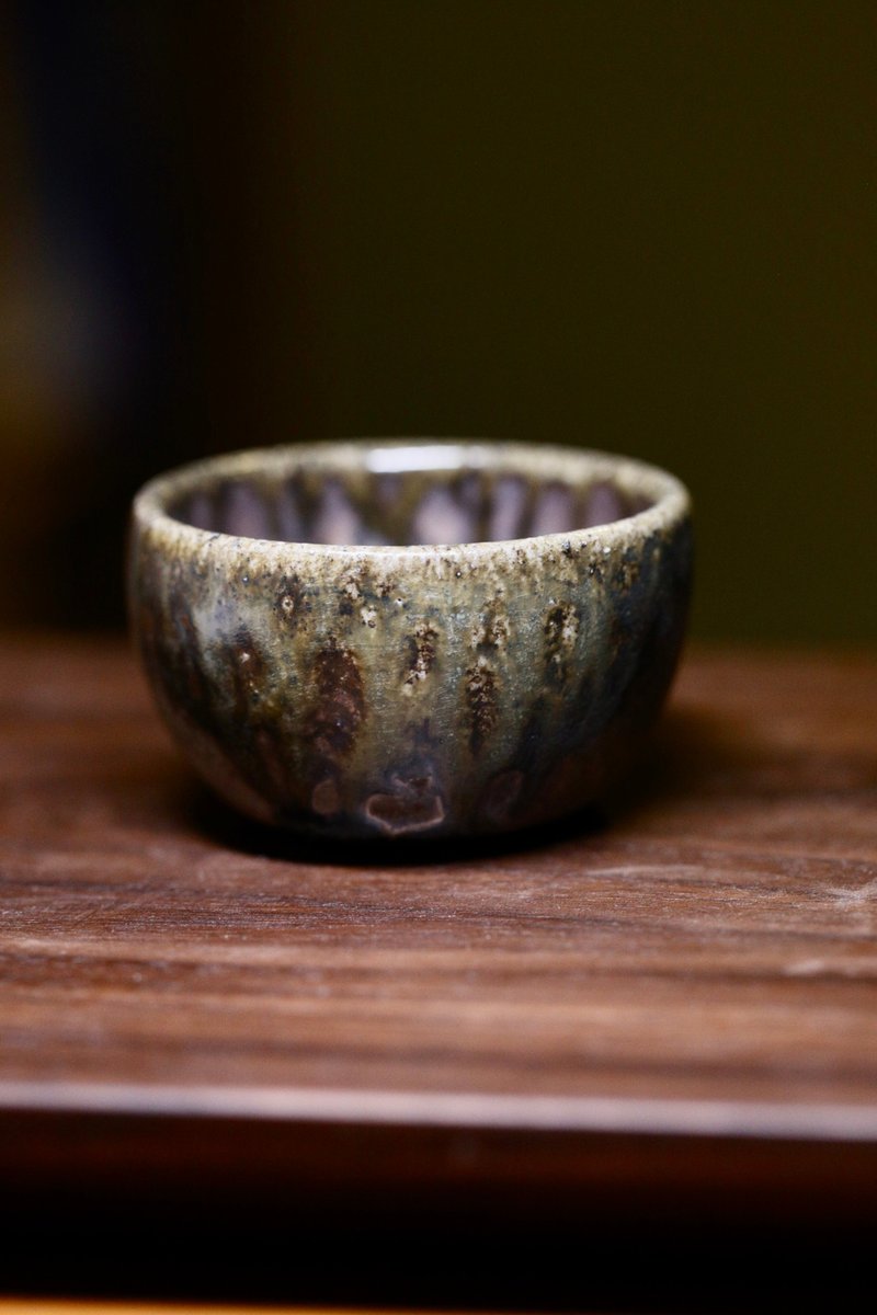 【 柴燒 】耐看流釉 小杯 茶杯 酒杯 品茗杯 - 茶壺/茶杯/茶具 - 陶 咖啡色