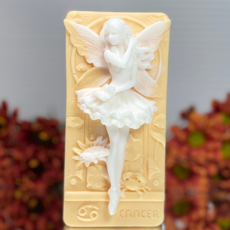 Zodiac Cancer Fairy handmade soap scented with Pear and Freesia