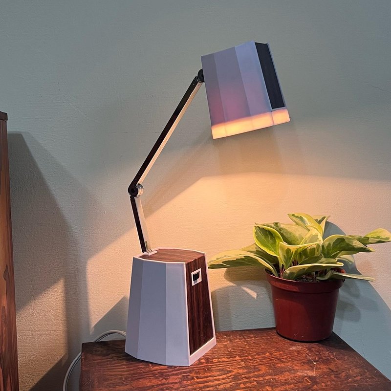 日本昭和小泉產業折疊桌燈 - 燈具/燈飾 - 塑膠 白色