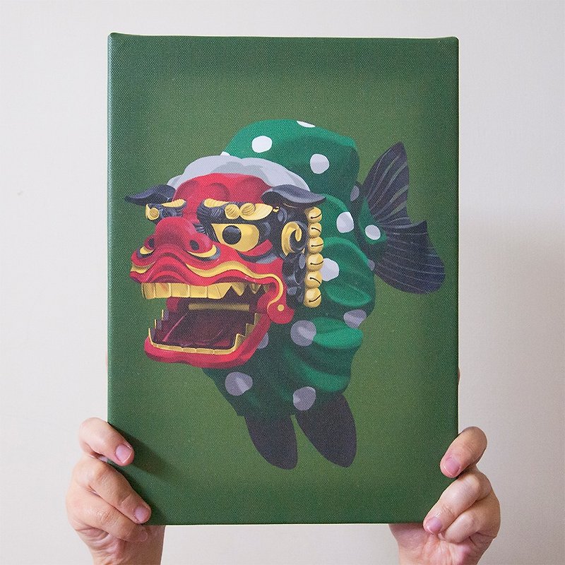 Japanese lion dance fish/digital micro-jet/limited/art print