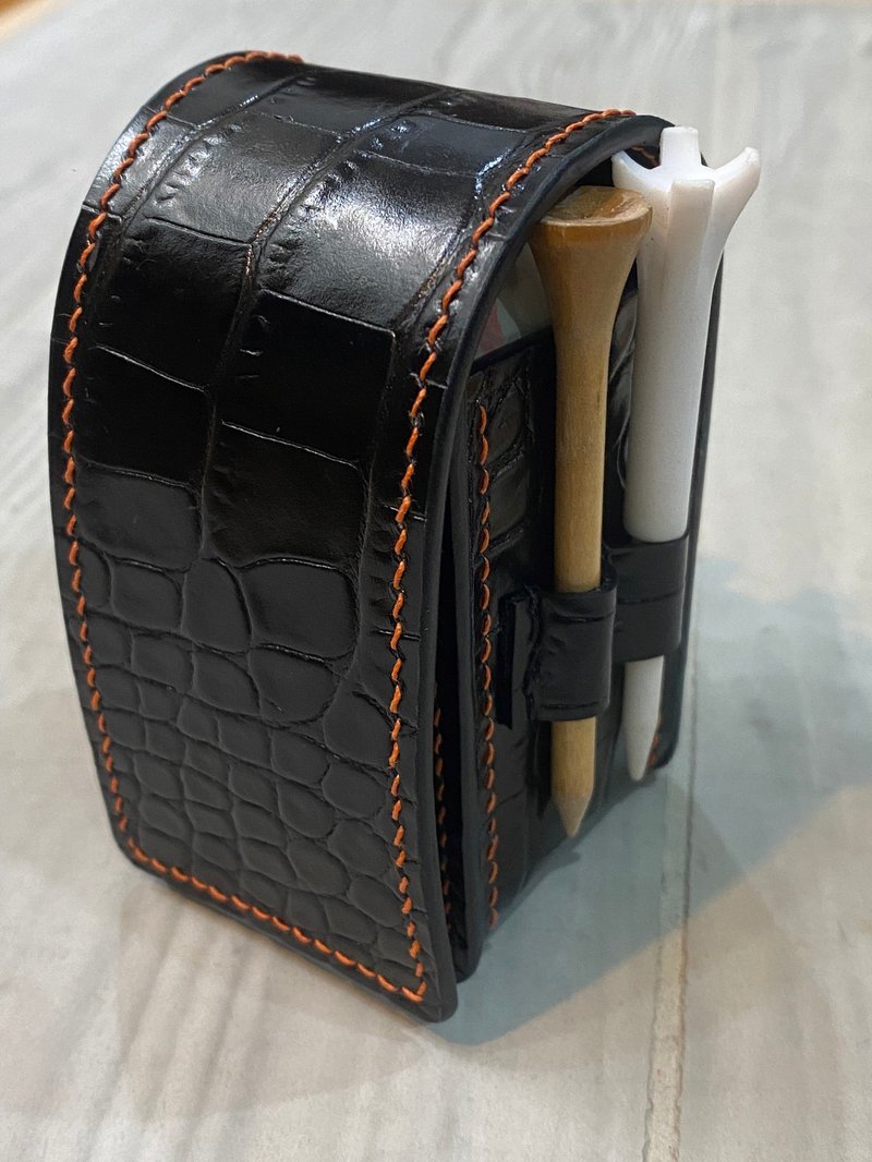 Golf bag small pocket (double ball) - อื่นๆ - หนังแท้ 