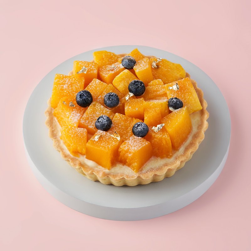 芒果卡士達塔 6吋/8吋 - 蛋糕/甜點 - 新鮮食材 橘色
