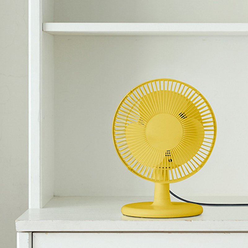 Positive and negative zero XQS-A220 simple table fan - yellow - Electric Fans - Plastic Yellow