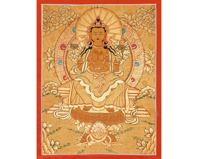 靈性彌勒佛唐卡內在和諧 - 壁貼/牆壁裝飾 - 其他材質 多色