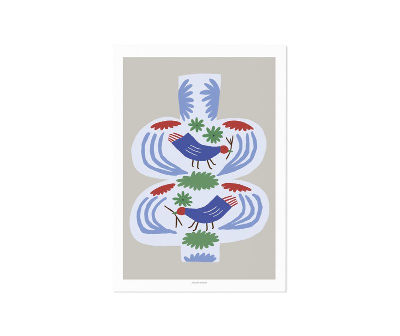 Vase card (A5/A6) - 卡片/明信片 - 紙 多色