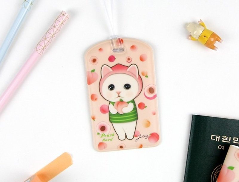 JETOY、甘い猫旅タグII _PeachフードJ1712303 - パスケース - プラスチック ピンク