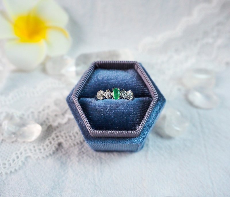 Gemstone| Emerald Ring | Adjustable Orifice x Gift x Natural Gemstone - General Rings - Gemstone 