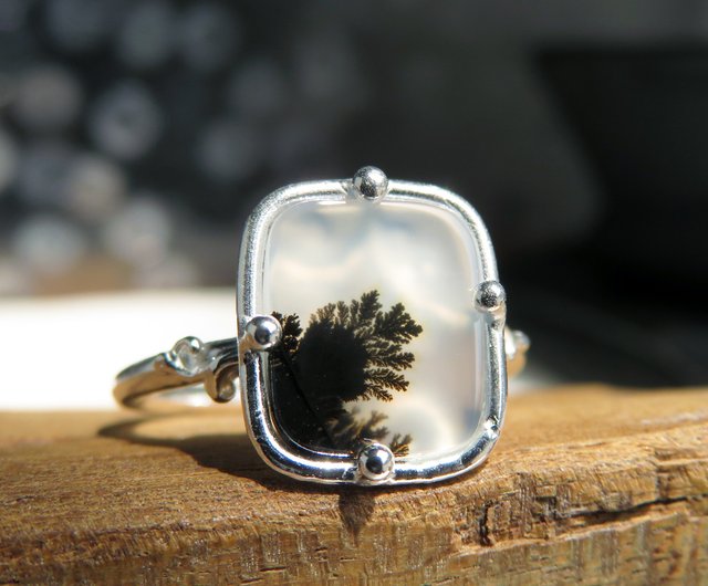 K10[ボタニカルartのデンドリックアゲート] ring        