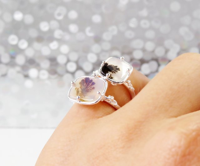 デンドリティック アゲートリング / Dendritic Agate Ring 5h