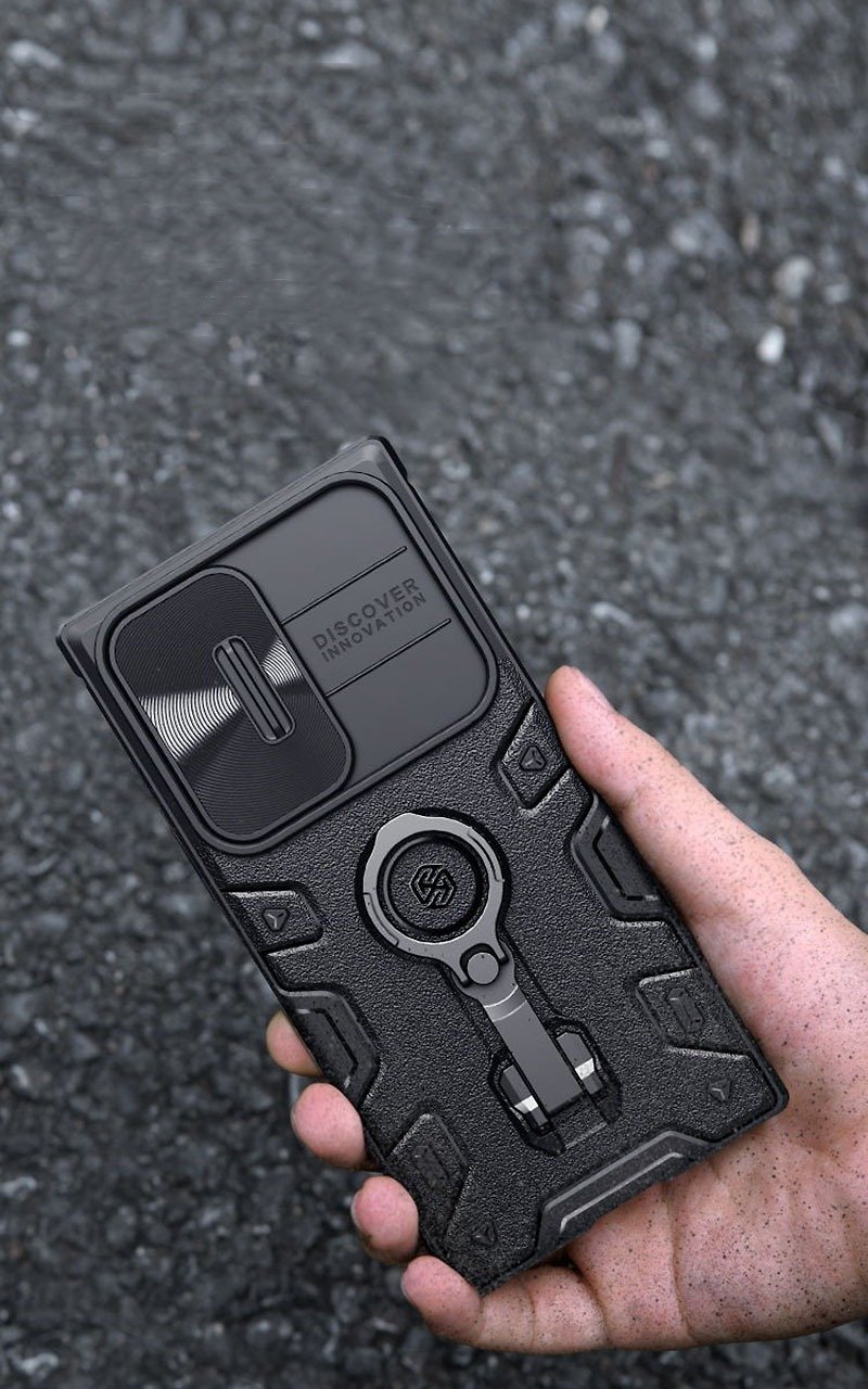 SAMSUNG Galaxy S23 Ultra Black Rhino Pro Magnetic Case - เคส/ซองมือถือ - พลาสติก สีดำ