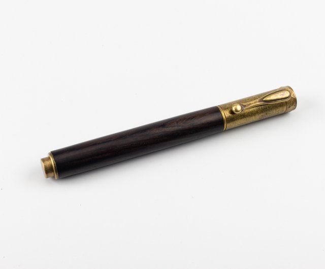 木製ブロンズ磁気ボールペン レーザー彫刻カスタマイズ木製ペン