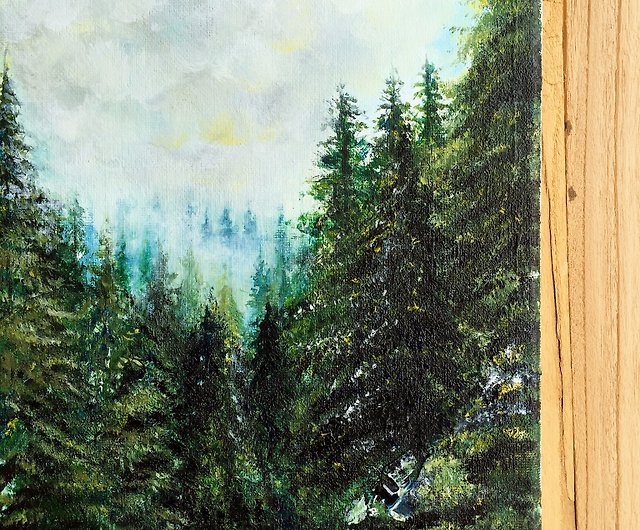 Cook Forest original acrylic painting on canvas