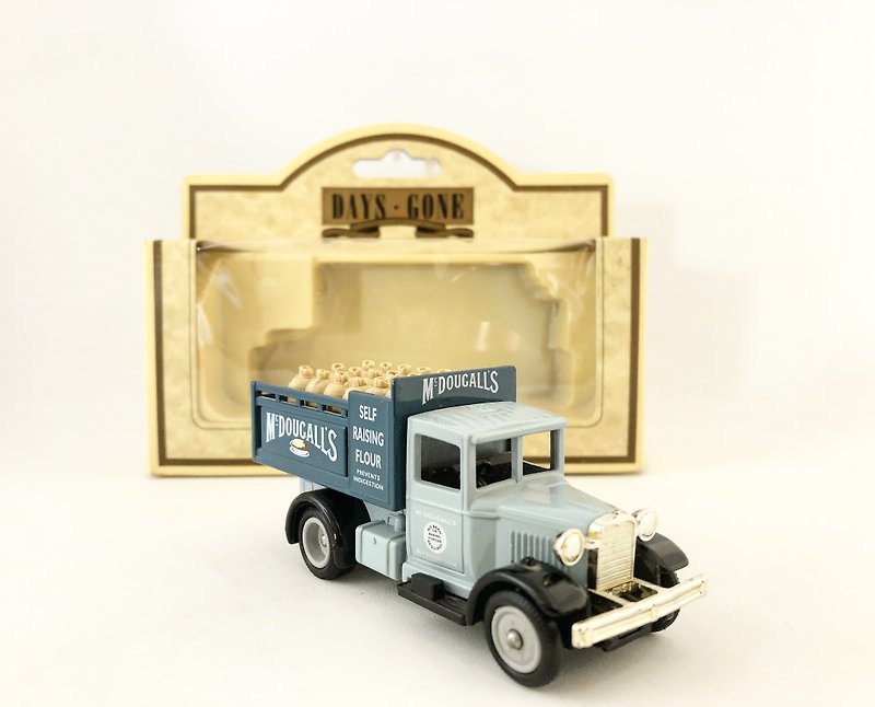 英國製藍色麵粉袋載貨A型車款(含原裝盒)（Pinkoi限定）（J） - 裝飾/擺設  - 其他金屬 藍色