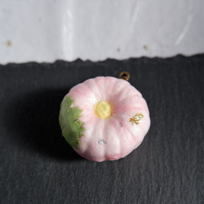 和菓子　菊の香　用途が選べる和紙小物　受注制作 - 其他 - 黏土 粉紅色