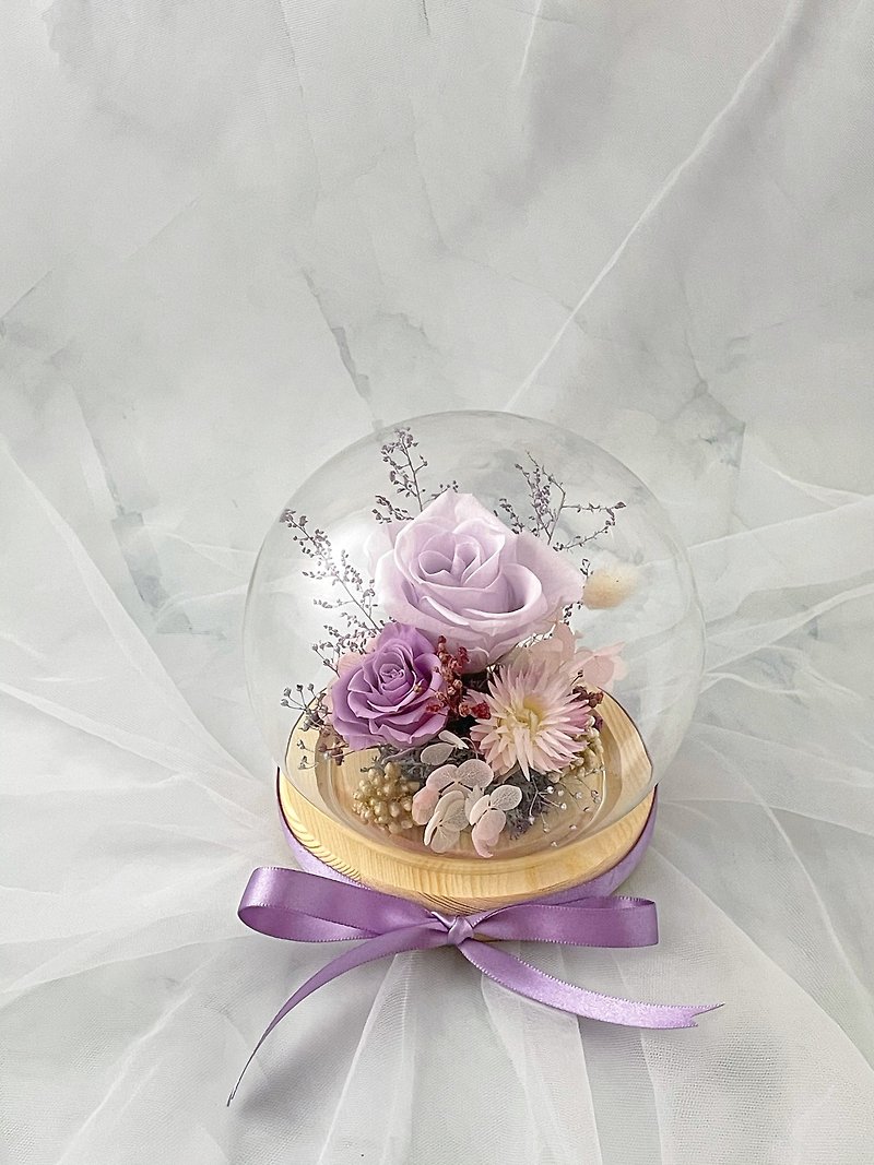 Gifts/Fairy Fluttering/Purple/Glass Balls/Perpetual Flowers/Eternal Flowers/Dry Flowers - Dried Flowers & Bouquets - Plants & Flowers Purple