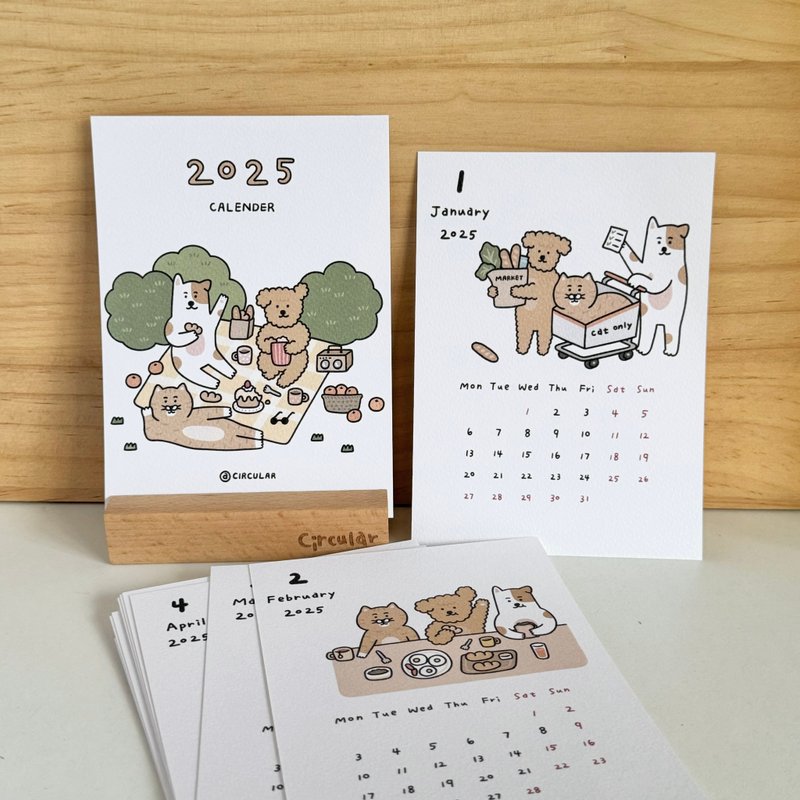 //Pre-order//2025 Calendar Card Set (13 photos) - Calendars - Paper 