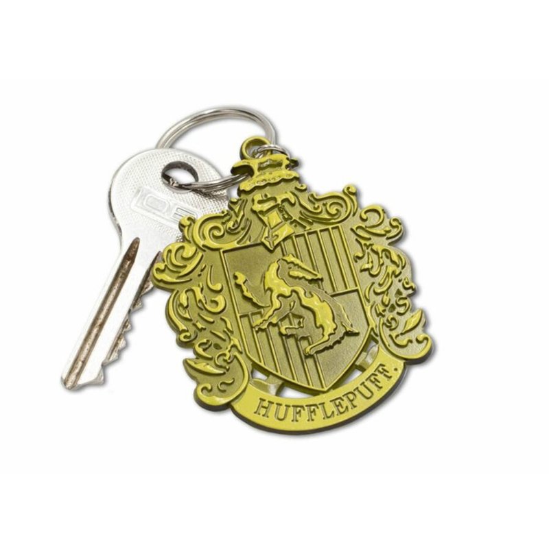 【哈利波特】赫夫帕夫 Hufflepuff 進口金屬鑰匙圈 - 鑰匙圈/鑰匙包 - 其他材質 金色